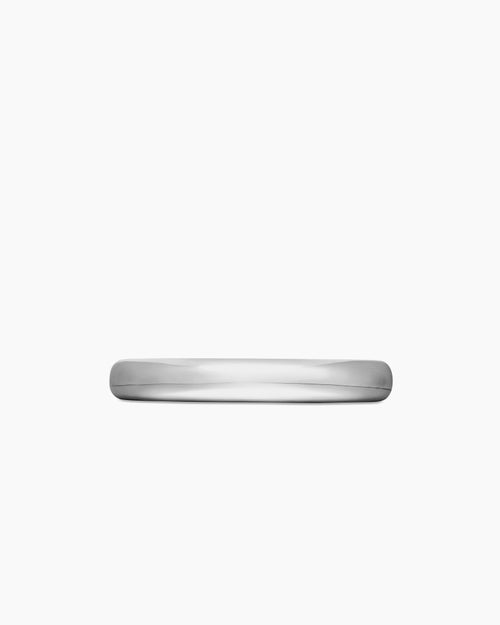 Mens DY Classic Band Ring in Platinum, 3.5mm