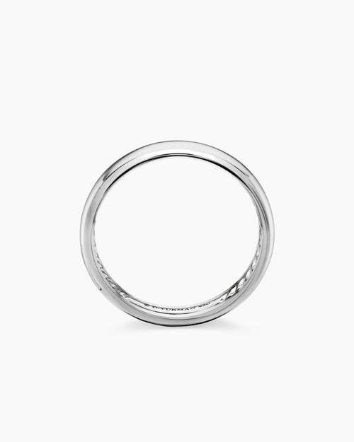 Mens DY Classic Band Ring in Platinum, 3.5mm