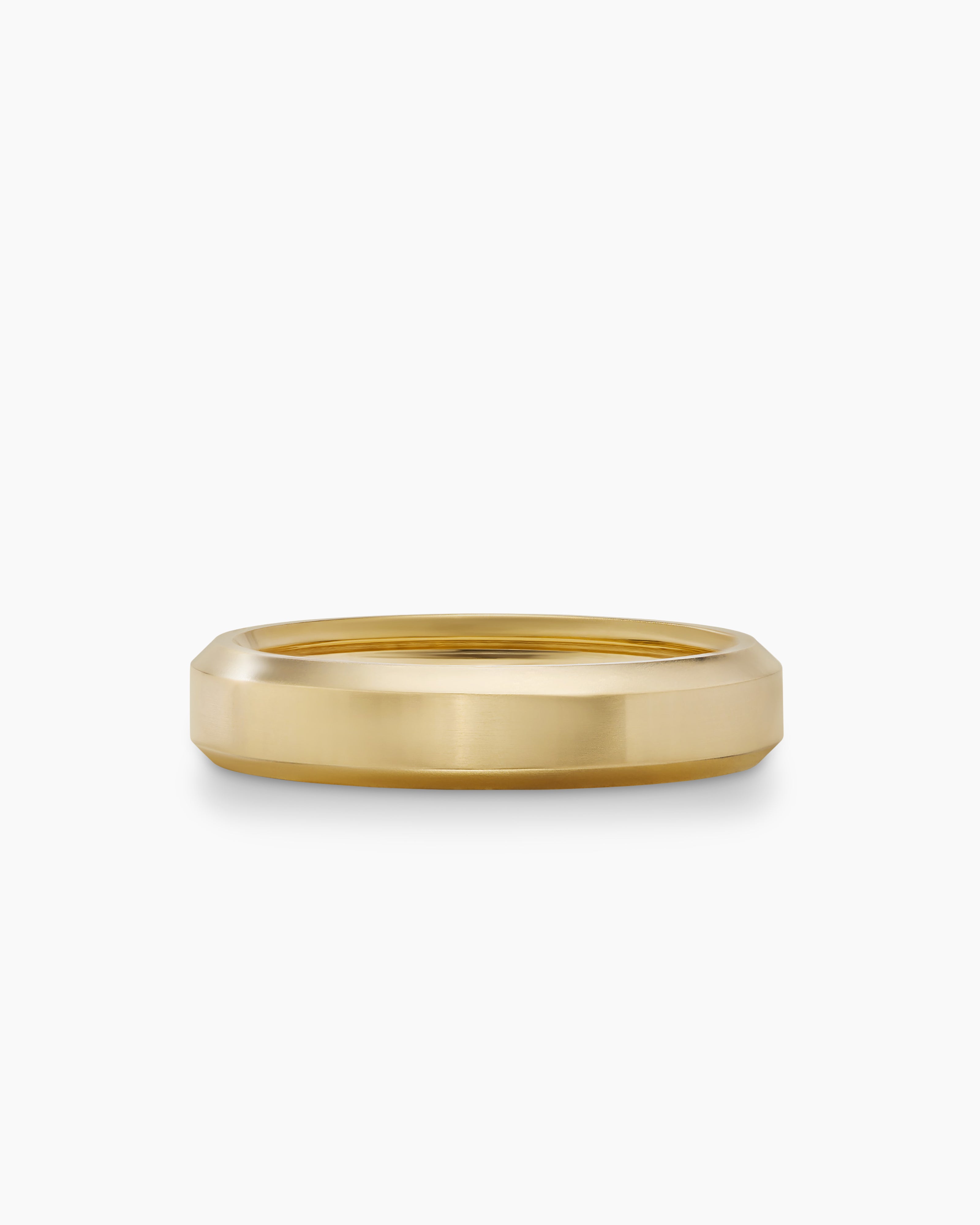Men's 18K White Gold Knife Edge 5mm Wedding Ring