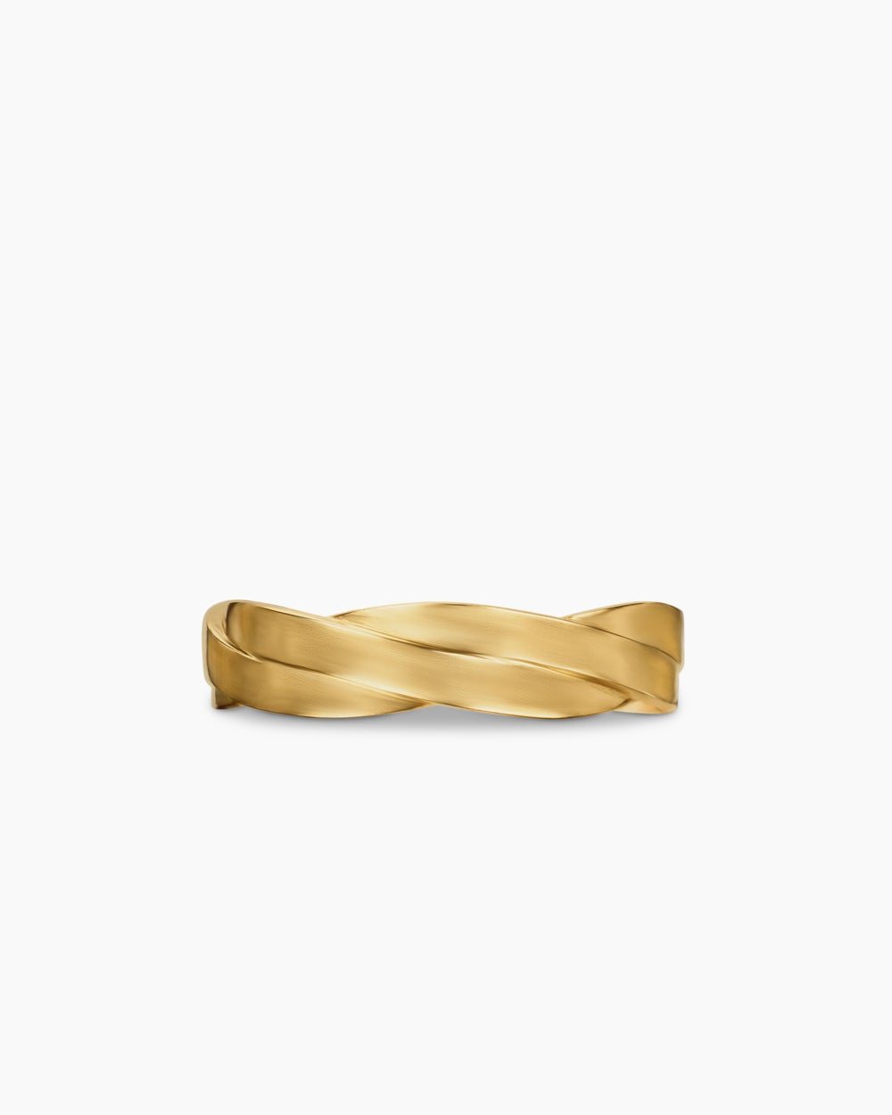 Mens DY Helios Band Ring in 18K Yellow Gold, 6mm
