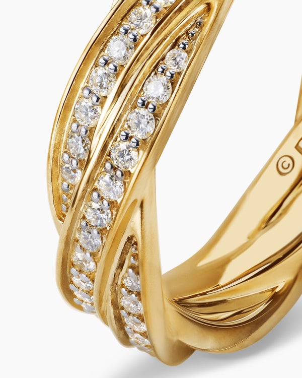 DY Helios Band Ring in 18K Yellow Gold, 6mm