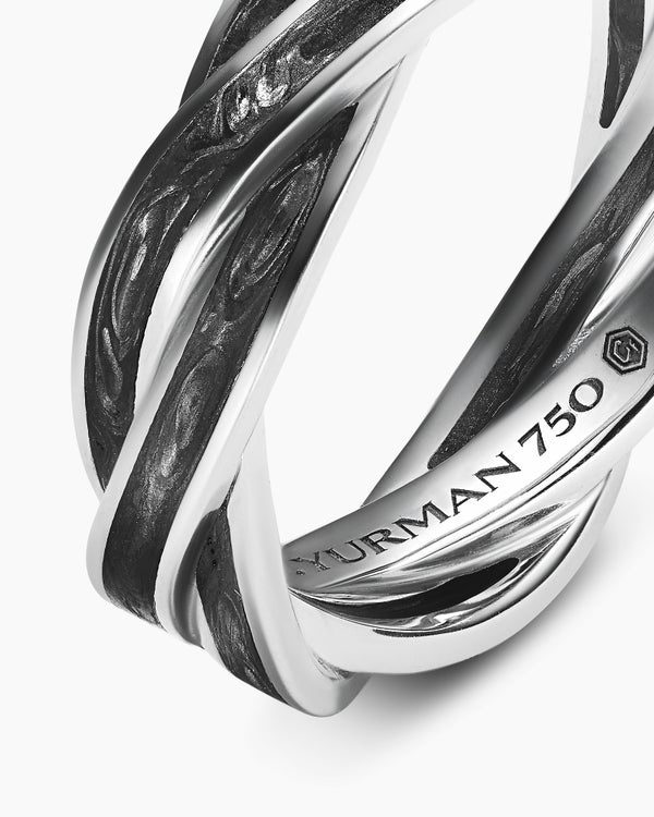 DY Helios Band Ring in 18K White Gold, 6mm