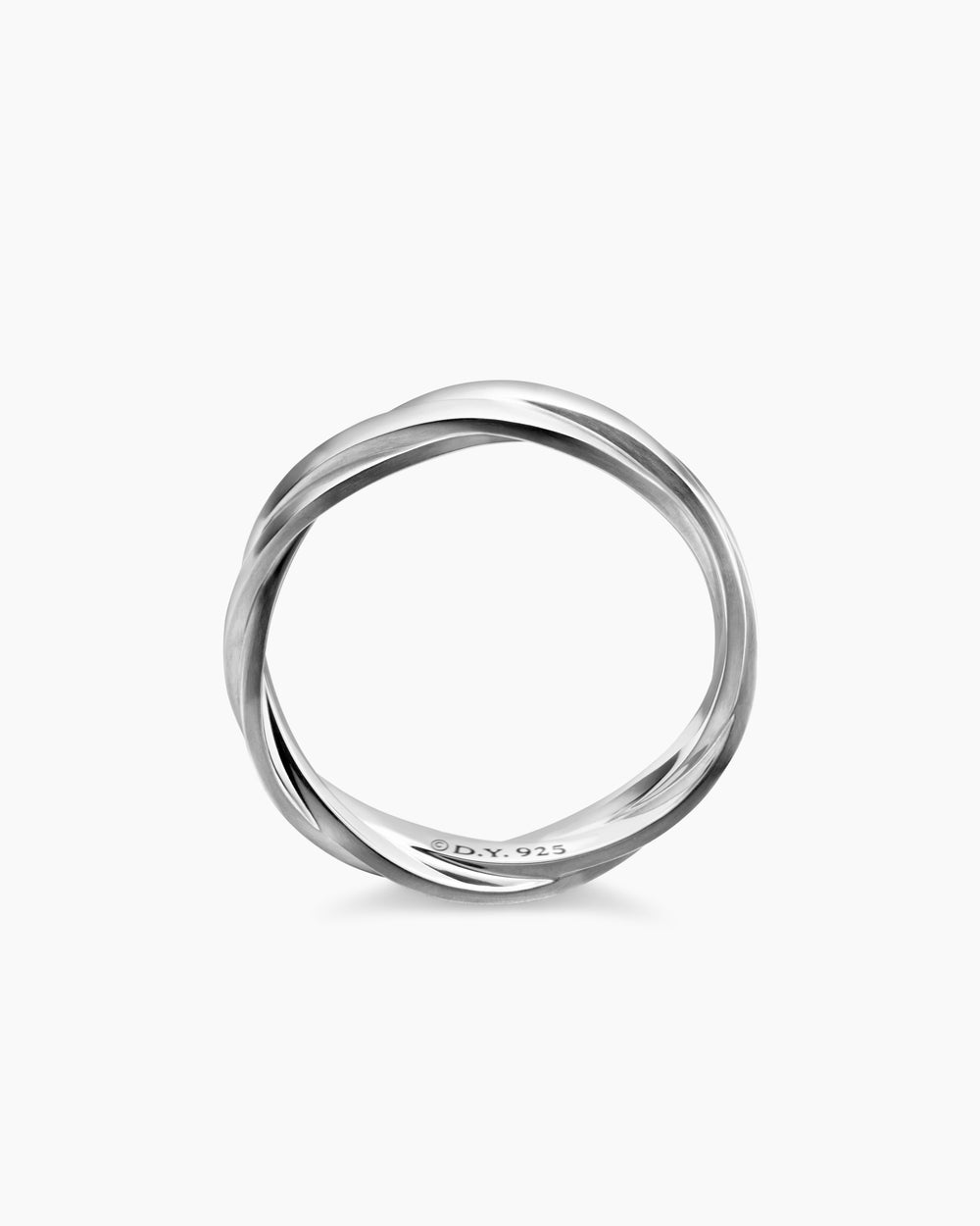 Anneau DY Helios en argent sterling, 6 mm hommes