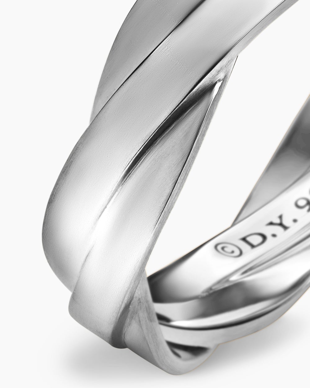 Anneau DY Helios en argent sterling, 6 mm hommes
