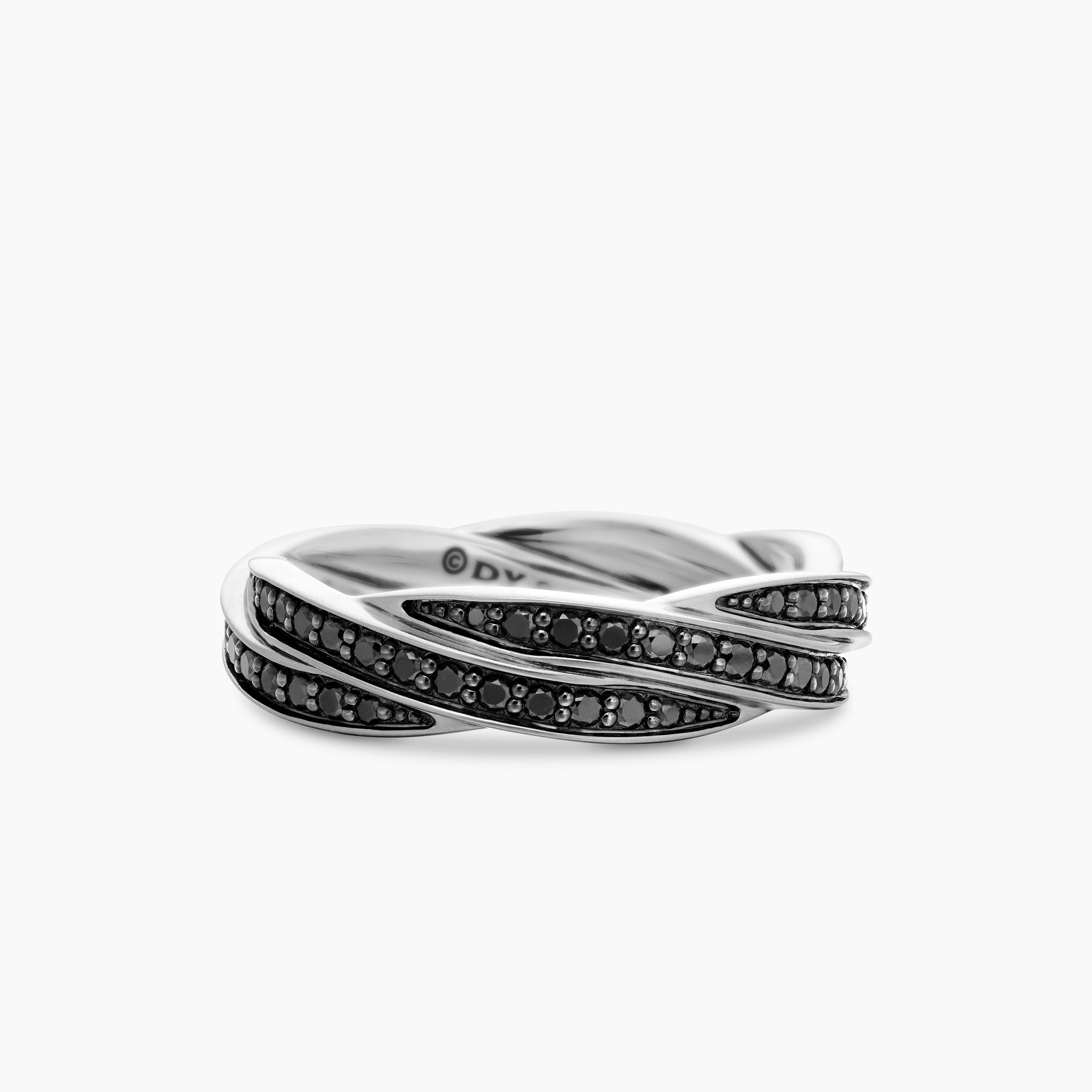 Mens DY Helios Band Ring in Sterling Silver, 6mm