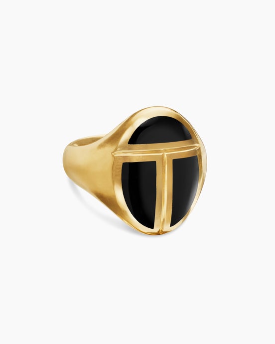 Cairo Signet Ring in 18K Yellow Gold, 23.6mm
