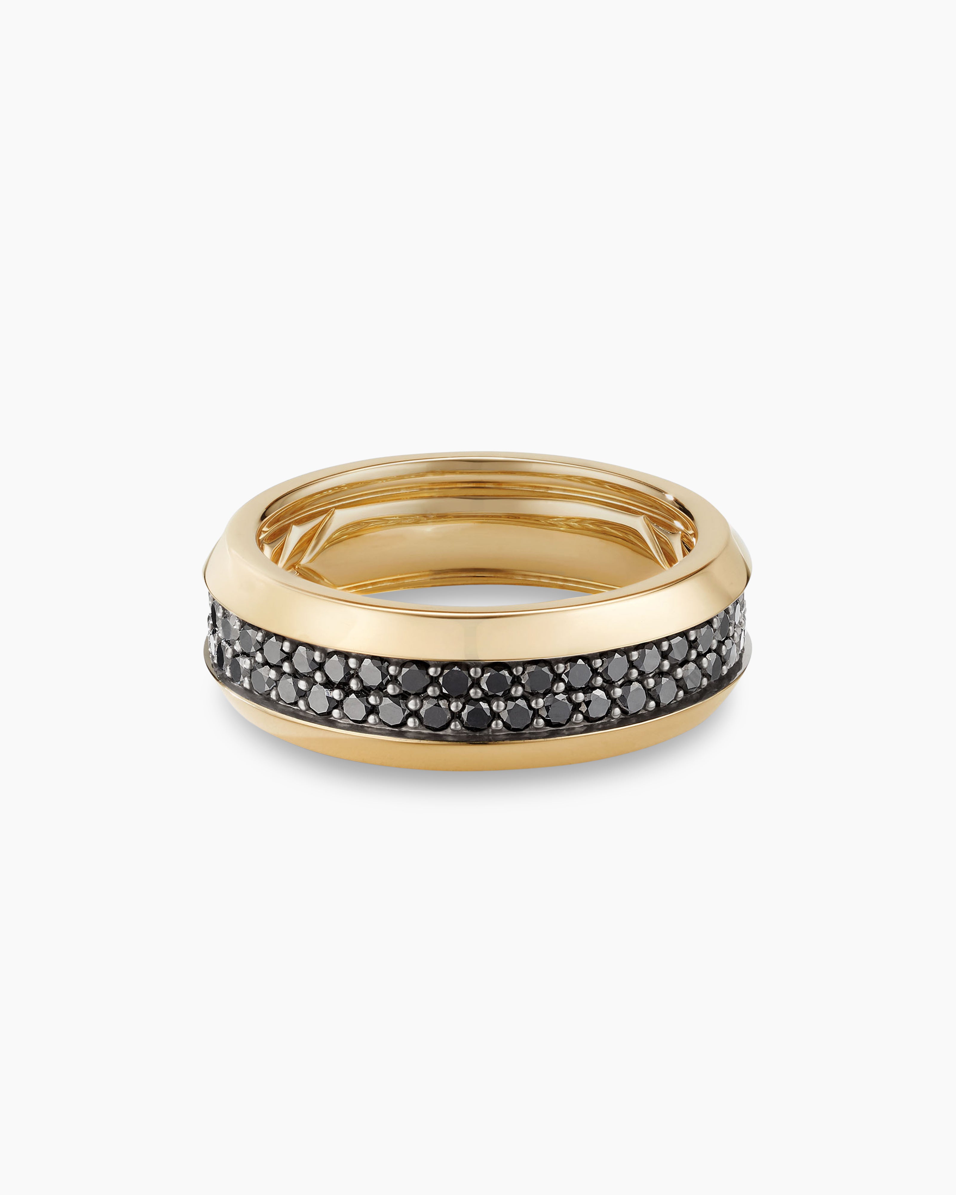 Men/Women David Yurman 18k Yellow Gold Diamond Pave Ring Size 11 Extremely  Rare
