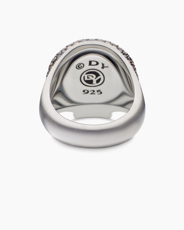 Bague crâne Memento Mori en argent sterling, 26 mm