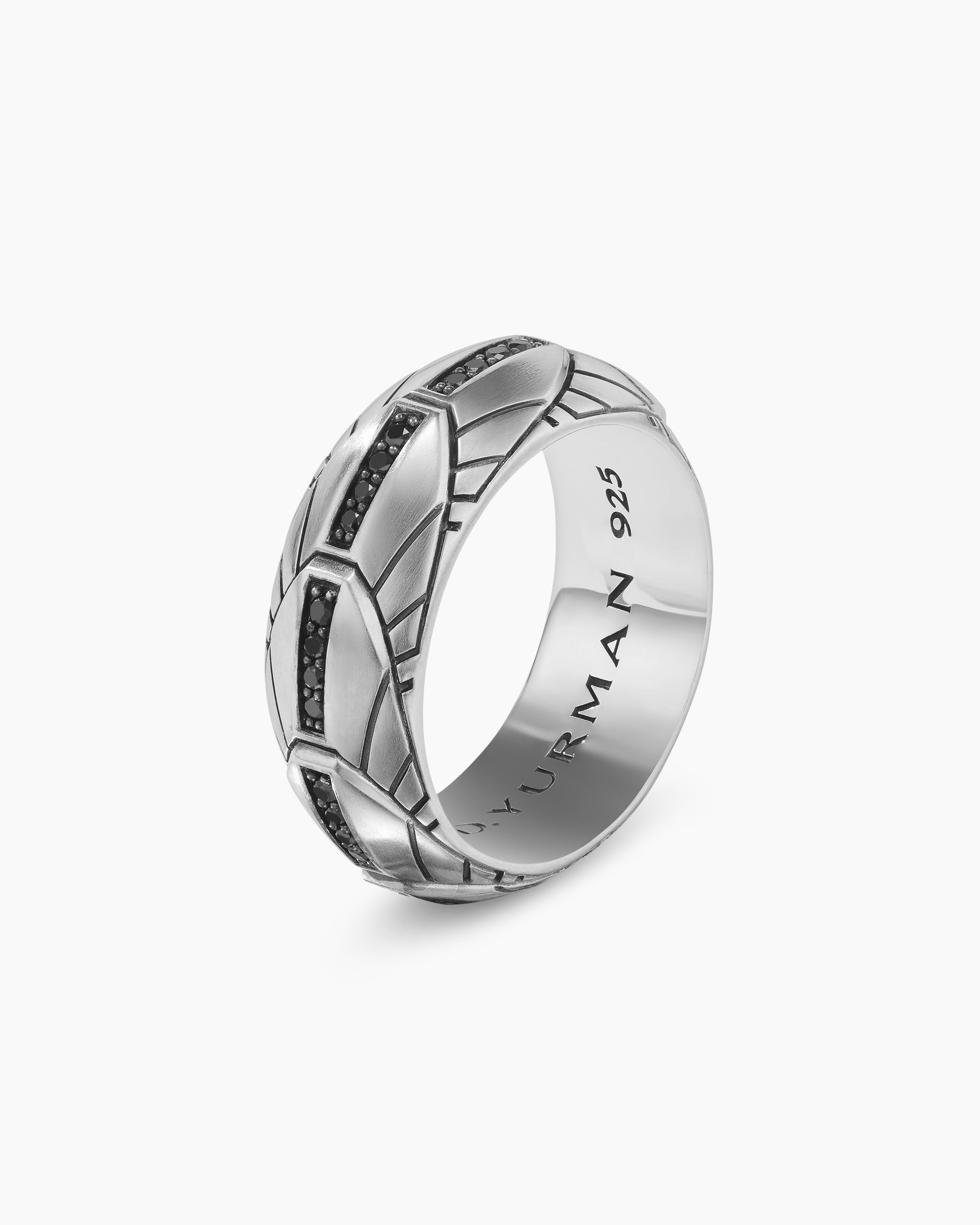 Love Inspired Upside-Down Linked Hearts Sterling Silver Band Ring-9