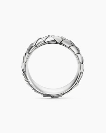 Cairo Wrap Band Ring in Sterling Silver, 8mm