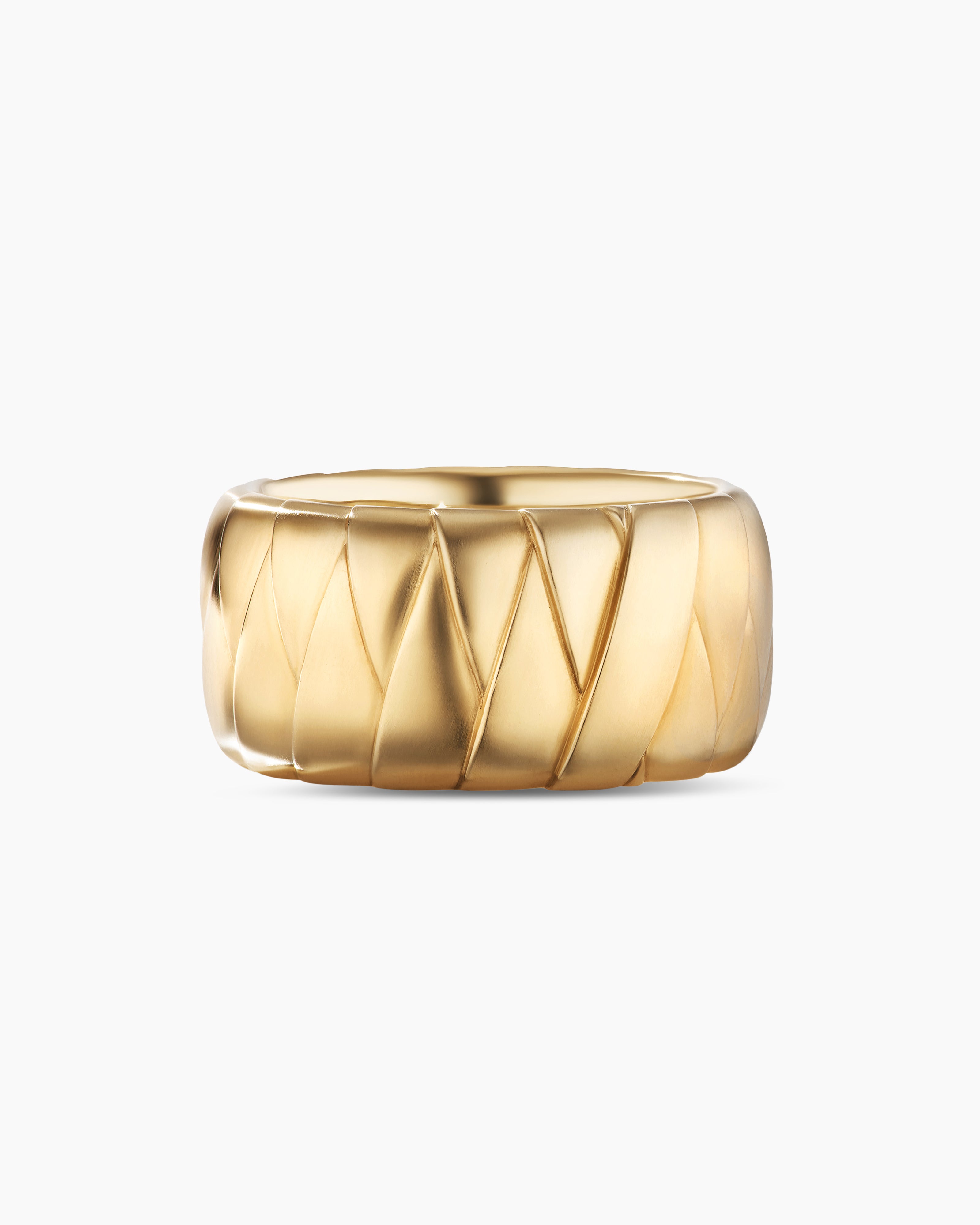 David Yurman Men's Cairo Wrap Band Ring in 18K Gold, 12mm, Men's, 11, Men's Jewelry Men's Rings