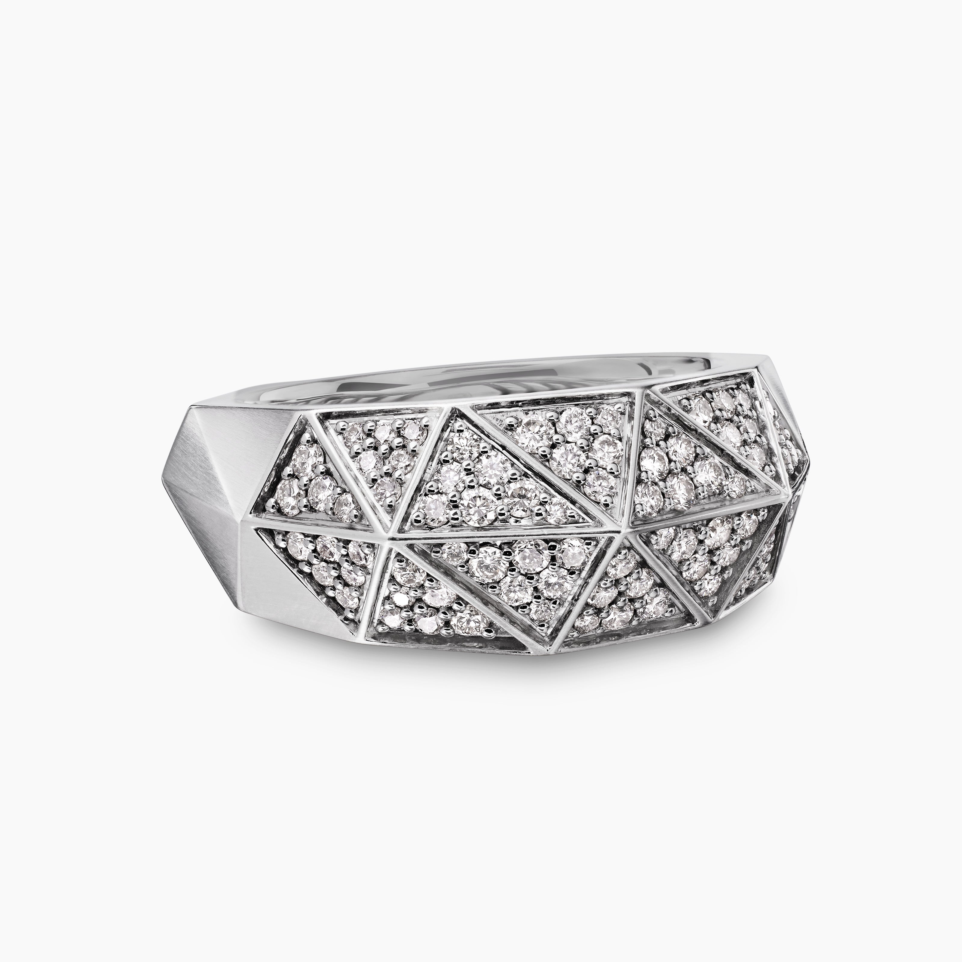 Chevali&egrave;re Faceted en argent sterling, 11,3 mm hommes 