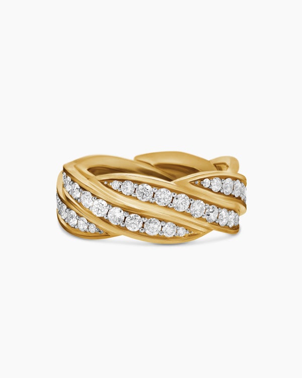 DY Helios Band Ring in 18K Yellow Gold, 9mm