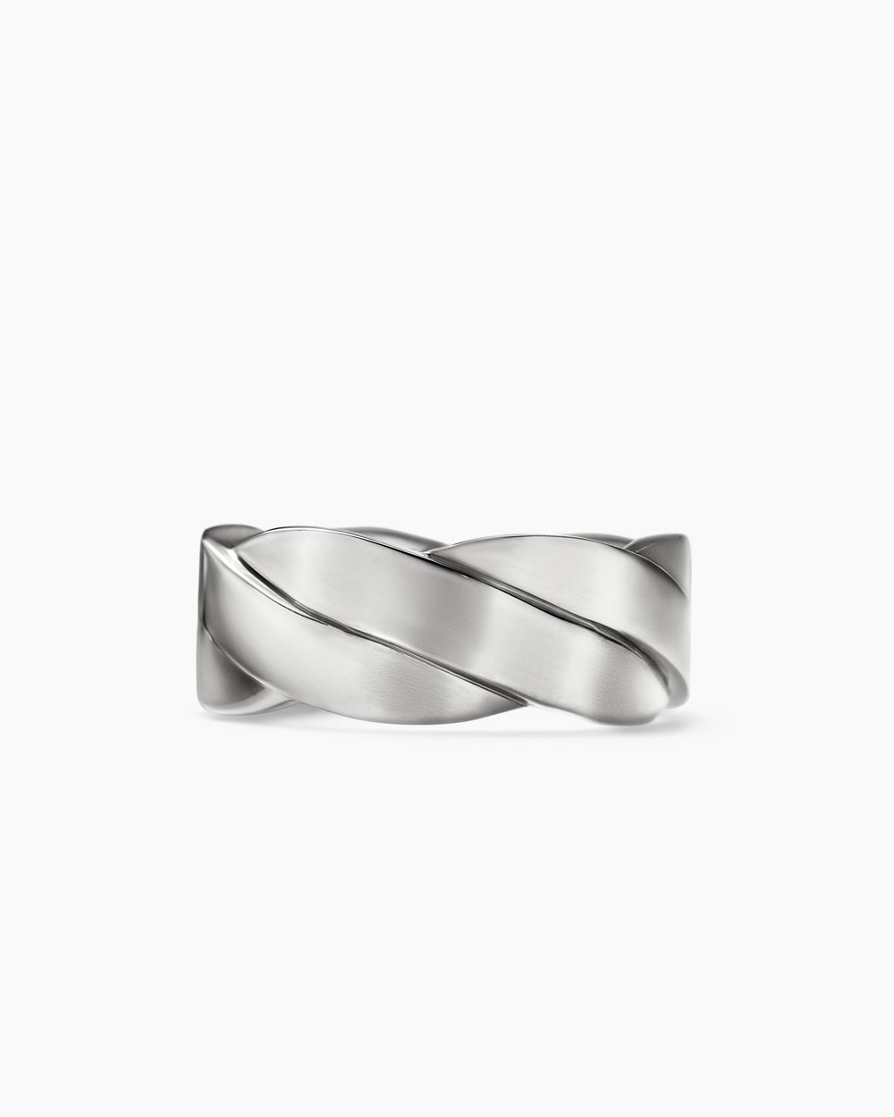Mens DY Helios Band Ring in Sterling Silver, 9mm
