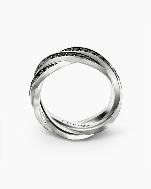 Mens DY Helios Band Ring in Sterling Silver, 9mm