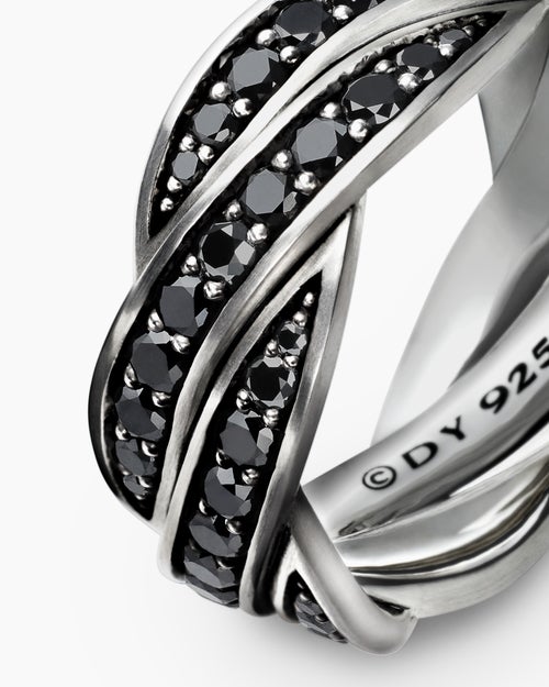 Mens DY Helios Band Ring in Sterling Silver, 9mm