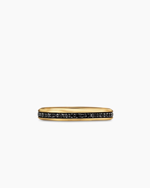 Beveled Band Ring in 18K Yellow Gold, 3.5mm