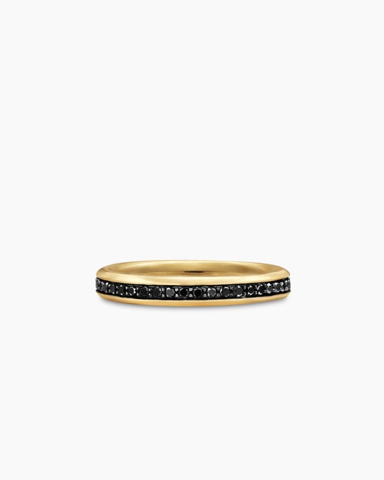 Bevelled Band Ring in 18K Yellow Gold, 3.5mm