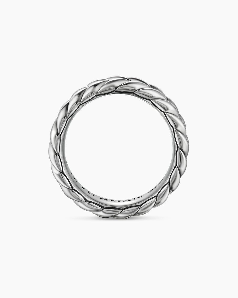 Anneau Chevron en argent sterling, 6,2 mm hommes