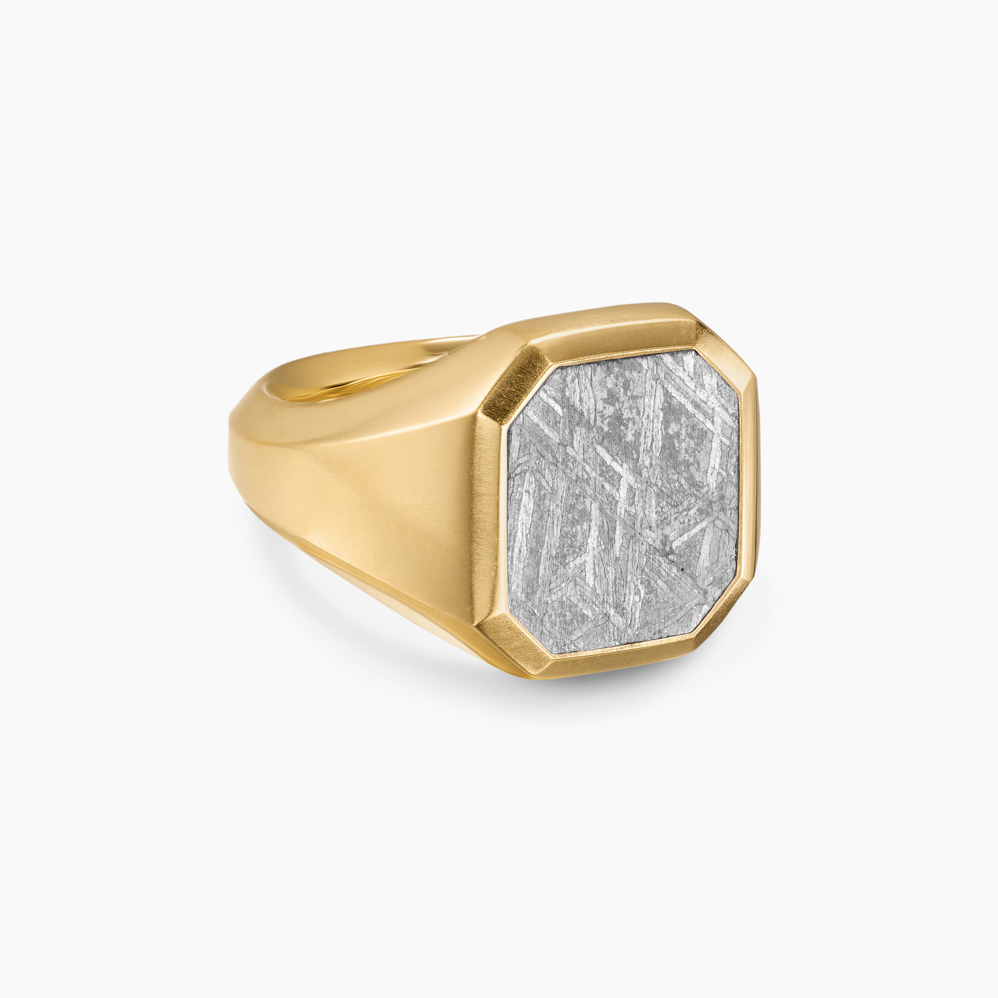 Chevali&egrave;re Streamline&reg; en or jaune 18 carats avec Meteorite, 18 mm homme 