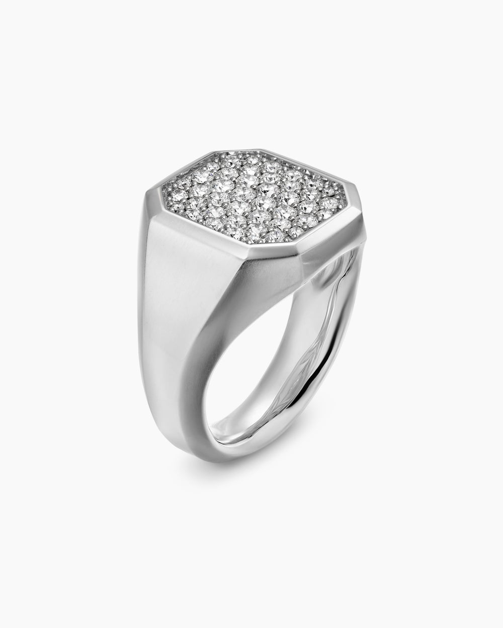 Chevalière Streamline en argent sterling, 18 mm hommes