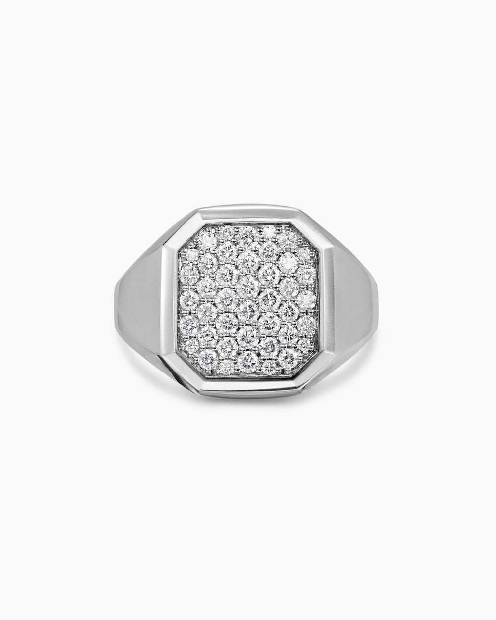 Chevalière Streamline en argent sterling, 18 mm hommes