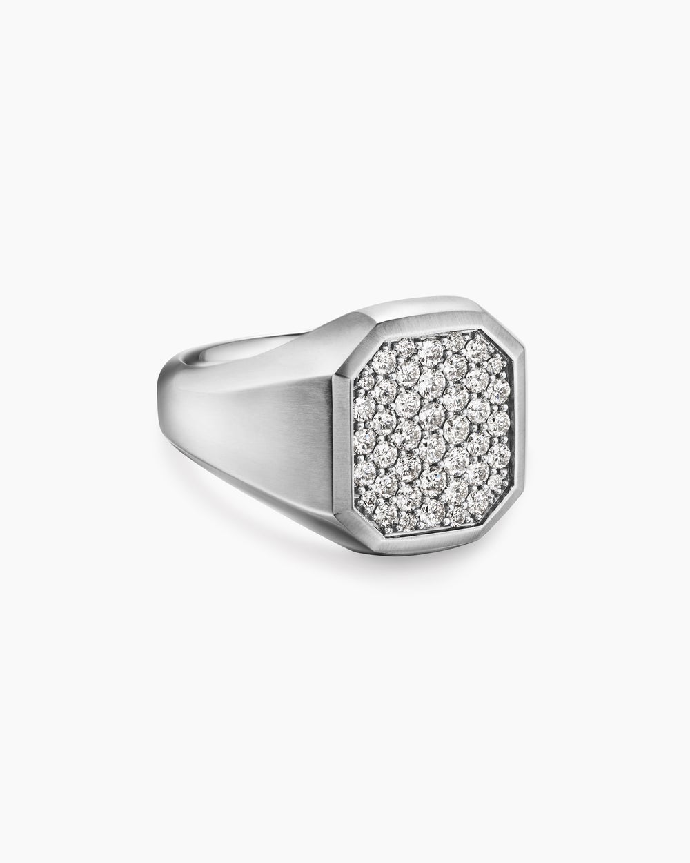 Chevalière Streamline en argent sterling, 18 mm hommes