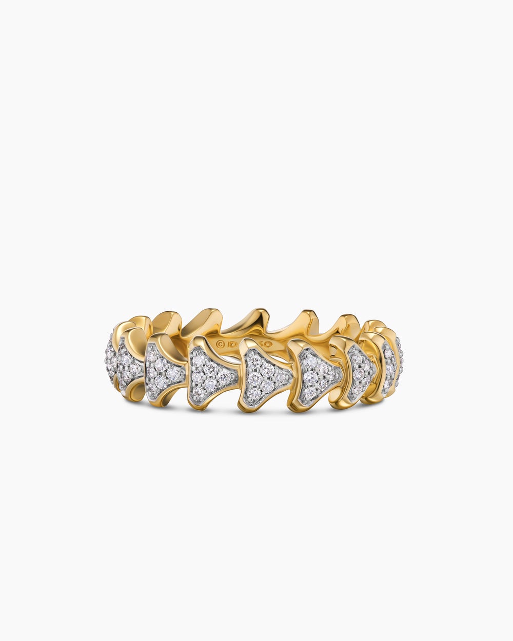 Anneau Armory en or jaune 18 carats, 6,2 mm hommes