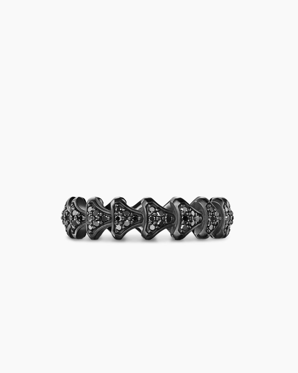 Anneau Armory en titane noir, 6,2 mm hommes