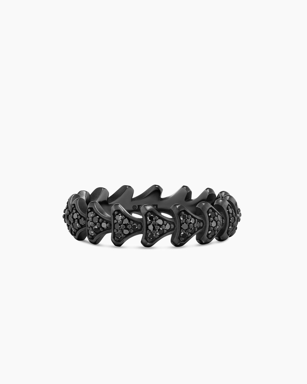 Anneau Armory en titane noir, 6,2 mm hommes