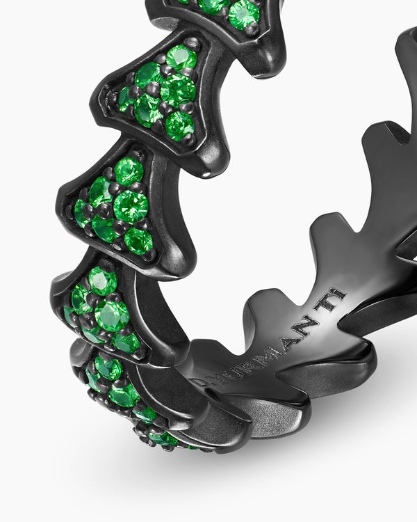 Armory Band Ring in Black Titanium, 6.2mm