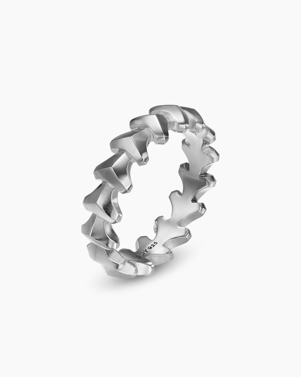 Armory® Band Ring in Sterling Silver, 6.2mm