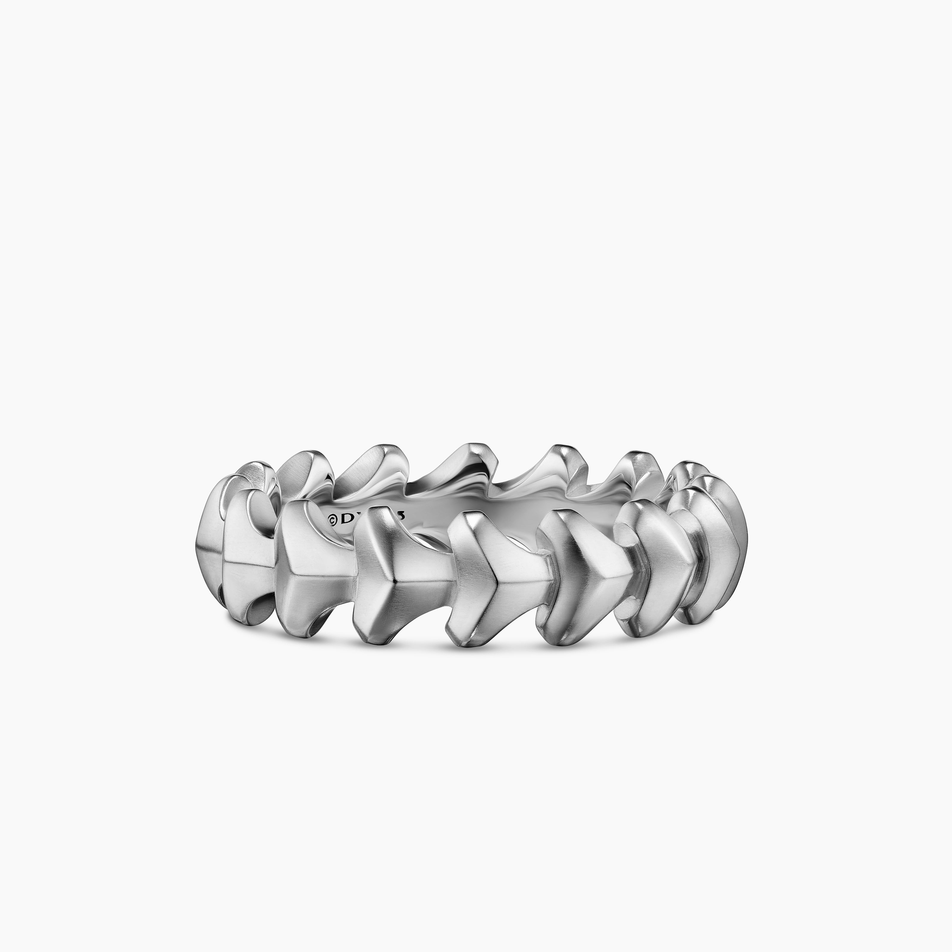 Mens Armory&reg; Band Ring in Sterling Silver, 6.2mm