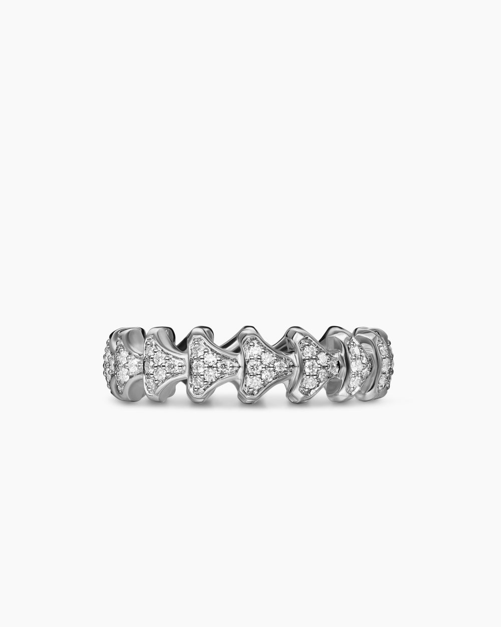 Mens Armory Band Ring in Sterling Silver, 6.2mm