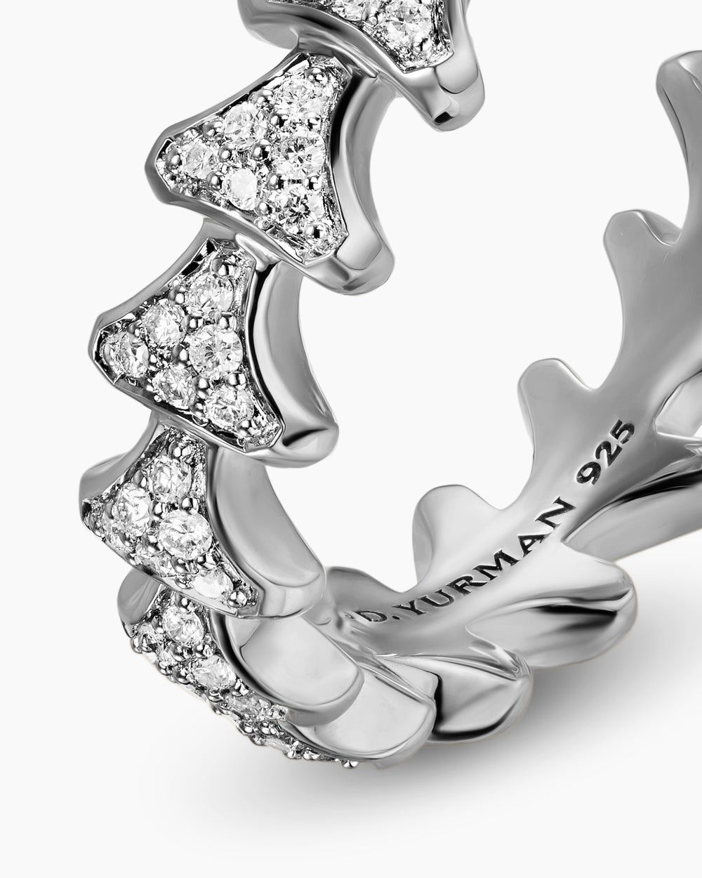Mens Armory Band Ring in Sterling Silver, 6.2mm