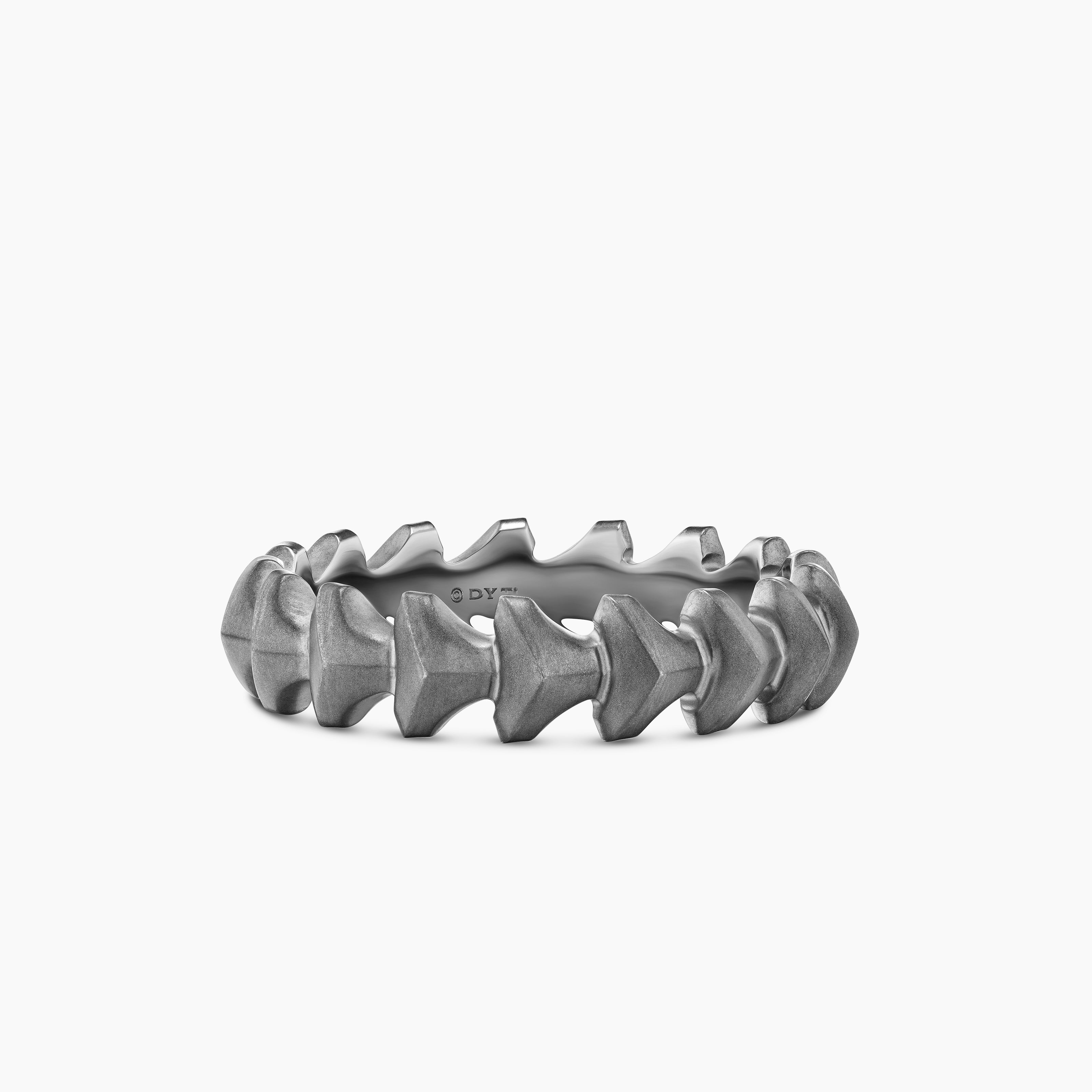 Mens Armory Band Ring in Anthracite Titanium, 6.2mm