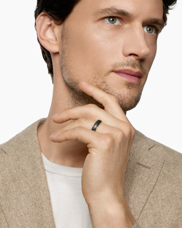 Streamline Band Ring in 18K Yellow Gold, 6mm