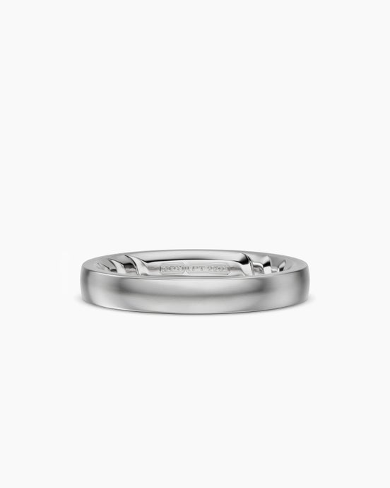 Streamline® Band Ring in Platinum, 4mm