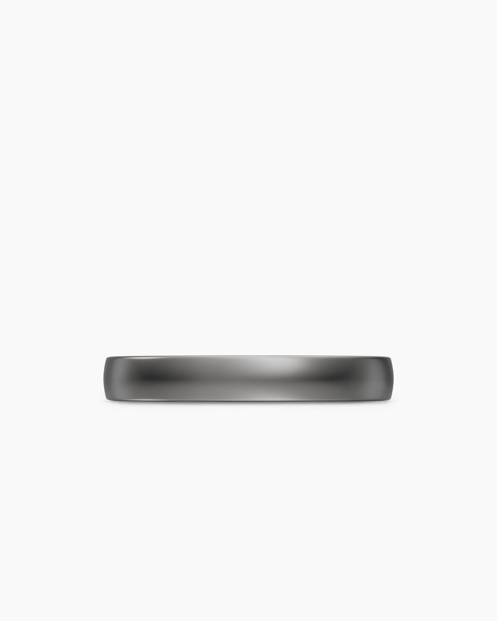 Mens Streamline Band Ring in Anthracite Titanium, 4mm