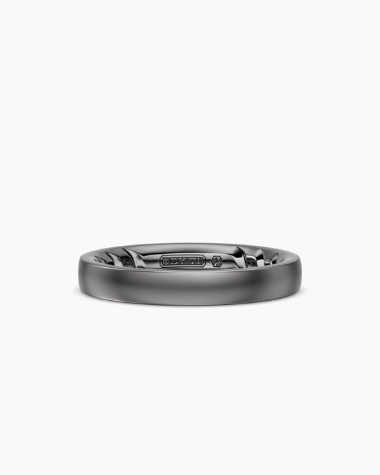 Streamline® Band Ring in Anthracite Titanium, 4mm