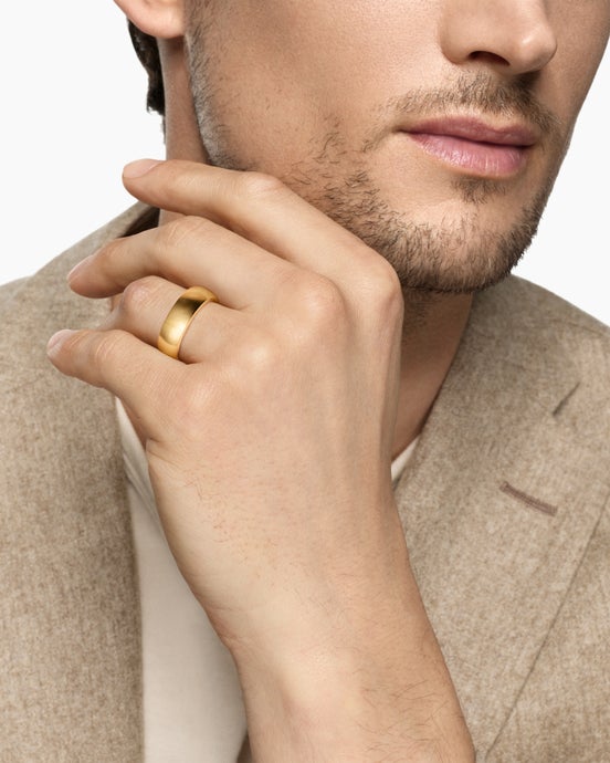 Streamline® Band Ring in 18K Yellow Gold, 7.6mm