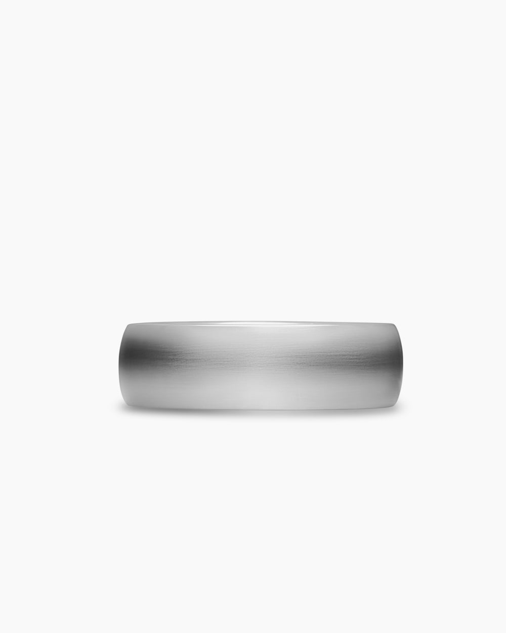 Mens Streamline Band Ring in Platinum, 7.6mm