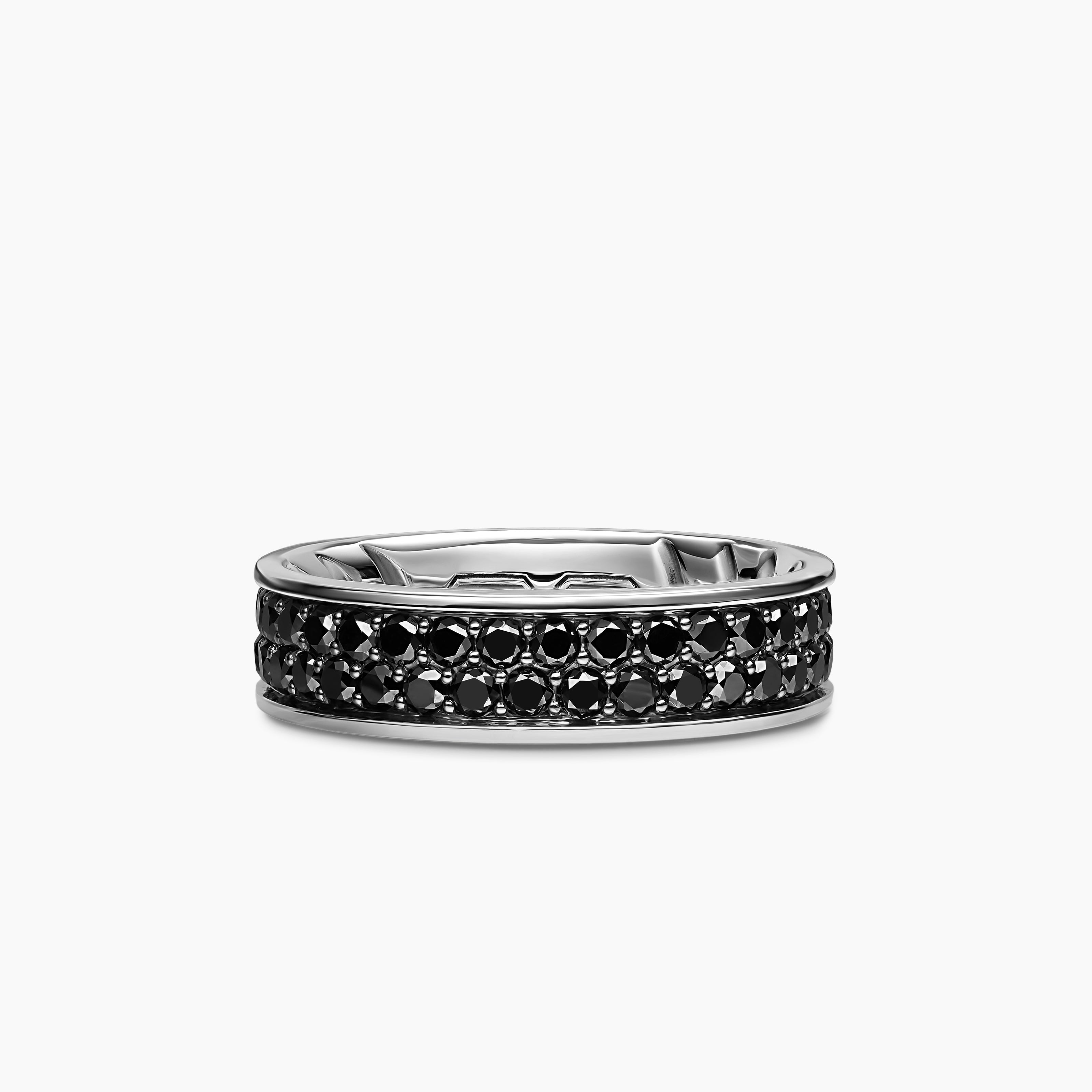 Anneau Streamline en argent massif, 6,2 mm homme 