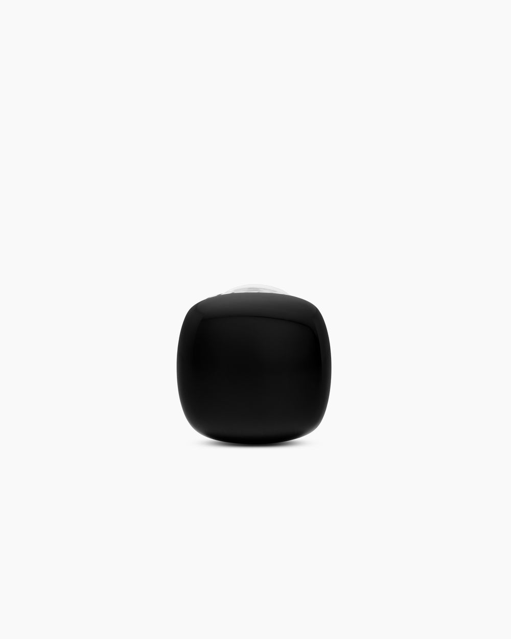 Mens Streamline® Cushion Tuxedo Studs in Sterling Silver with Black Onyx