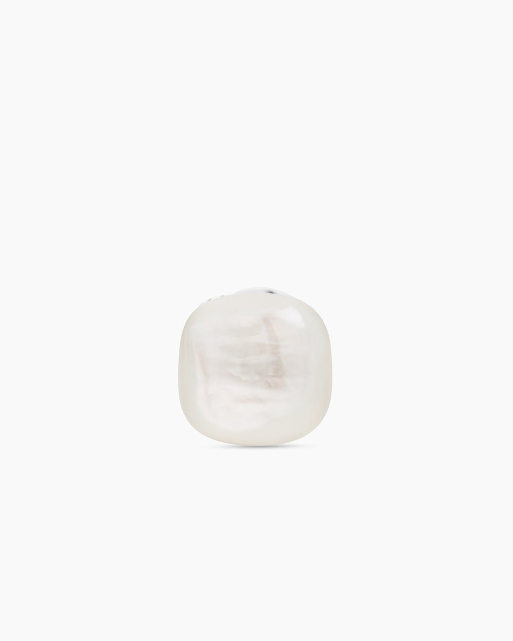Boutons de smoking Streamline® taille coussin en argent sterling avec nacre