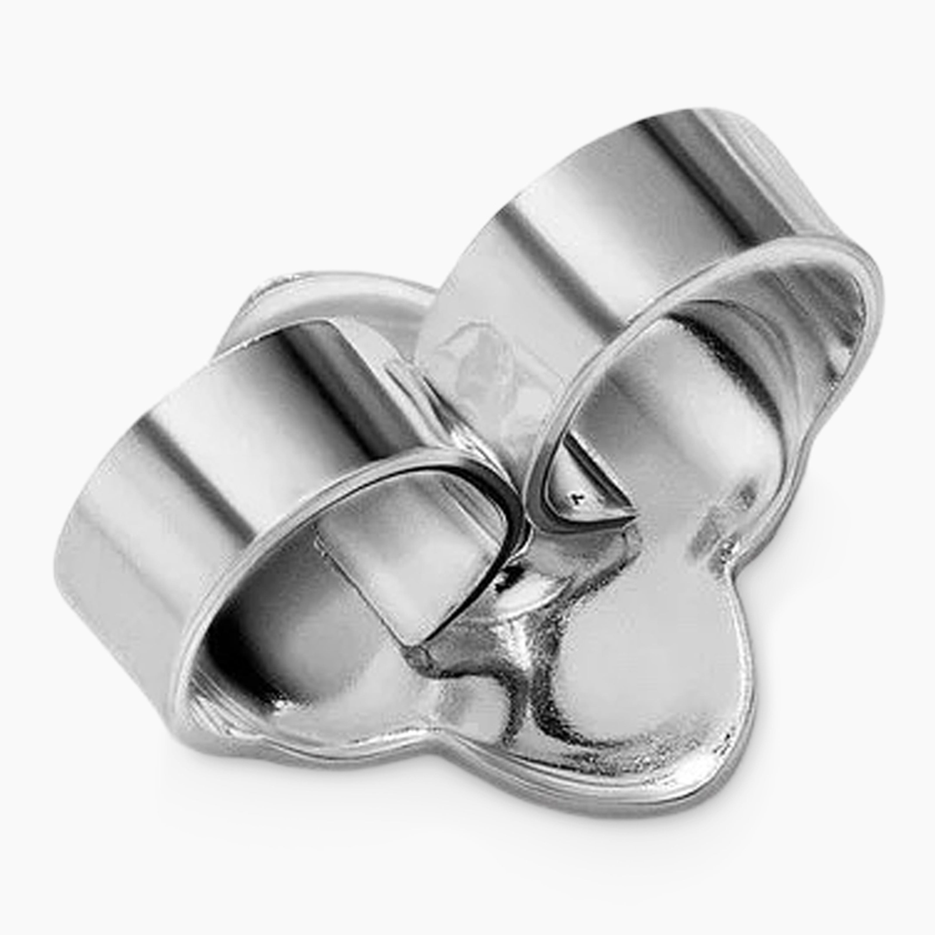 Quatrefoil Earring Backs in Sterling Silver 9mm David Yurman