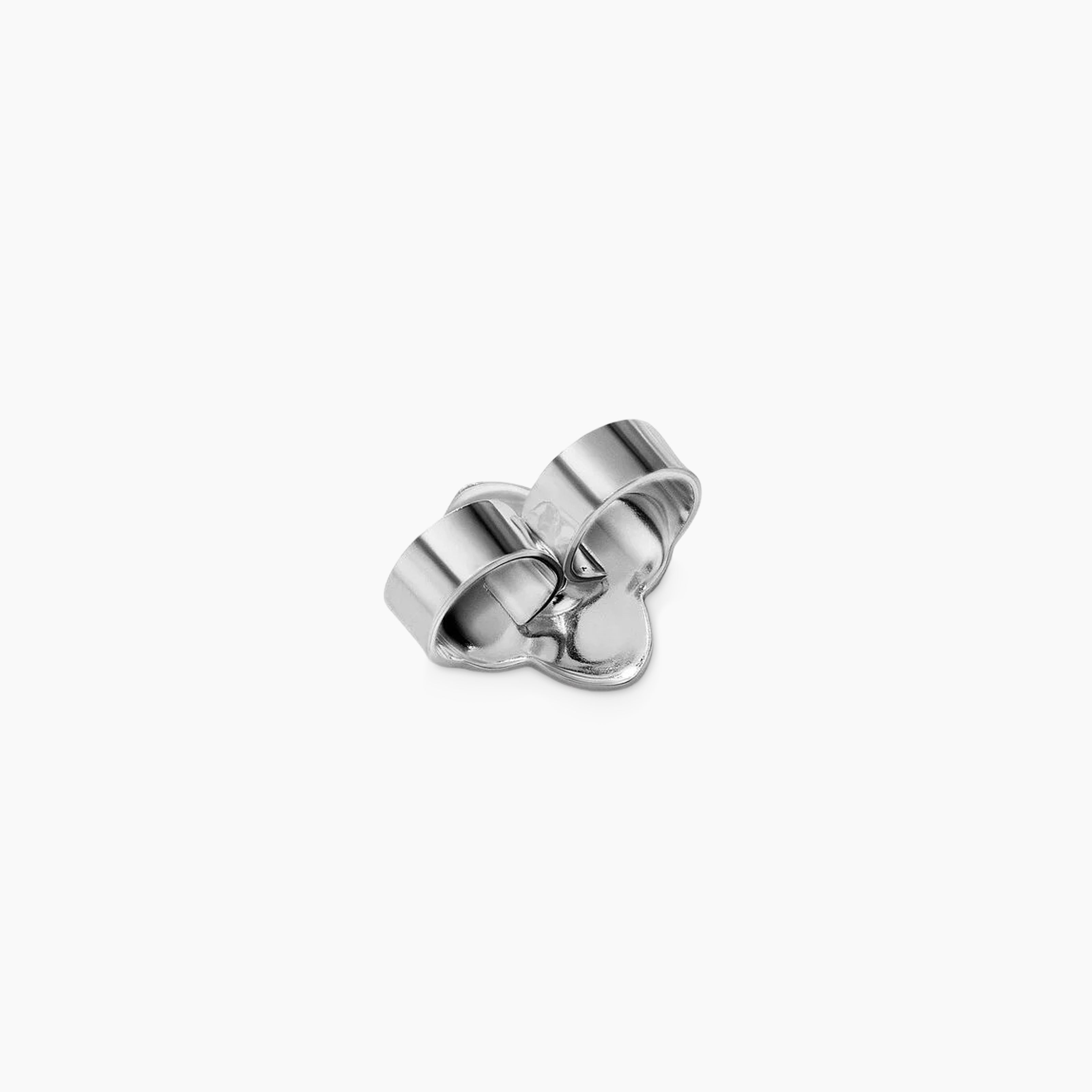 Quatrefoil Earring Backs in Sterling Silver, 9mm