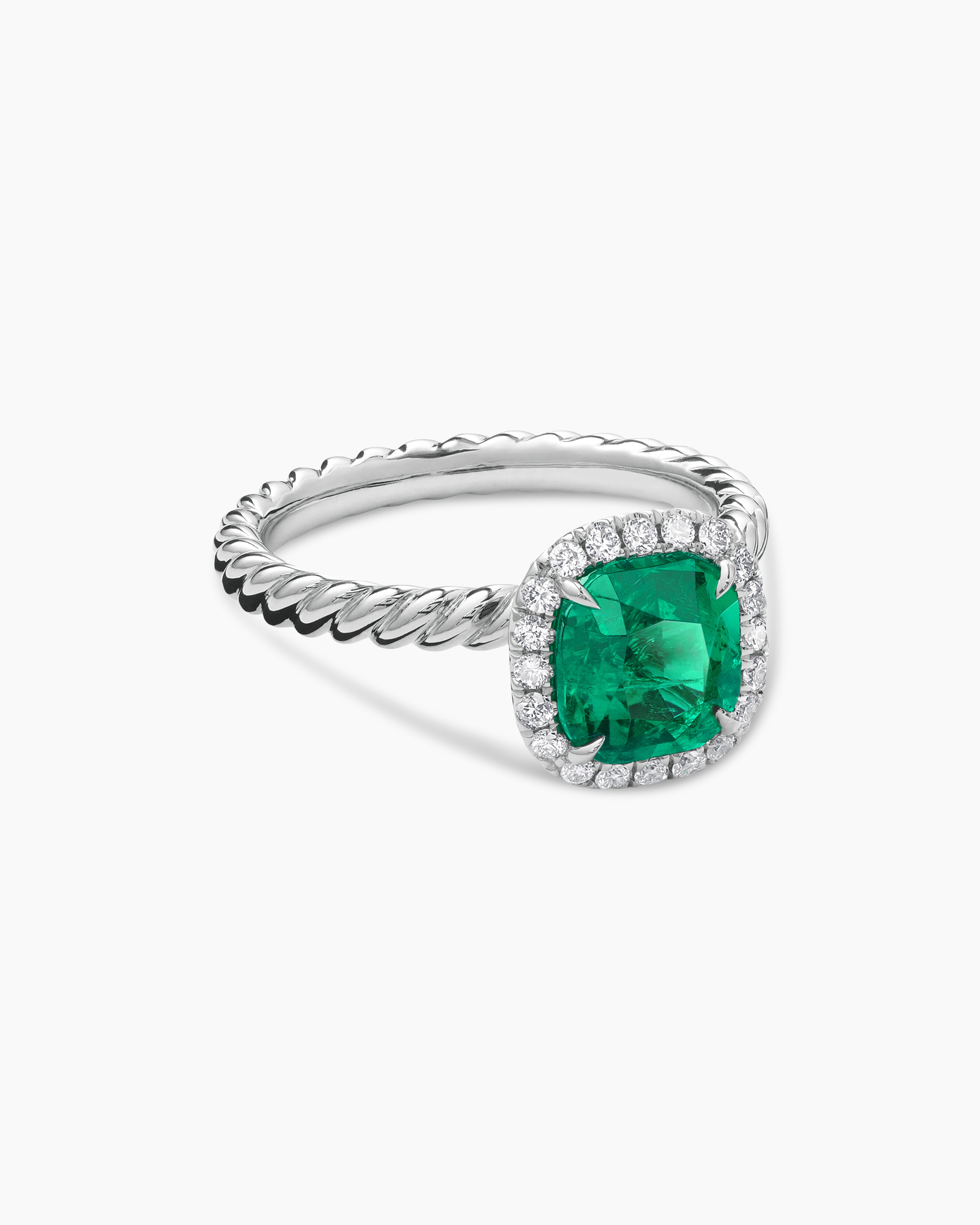 Buy Lab Grown Emerald Engagement Rings Online at Best Price