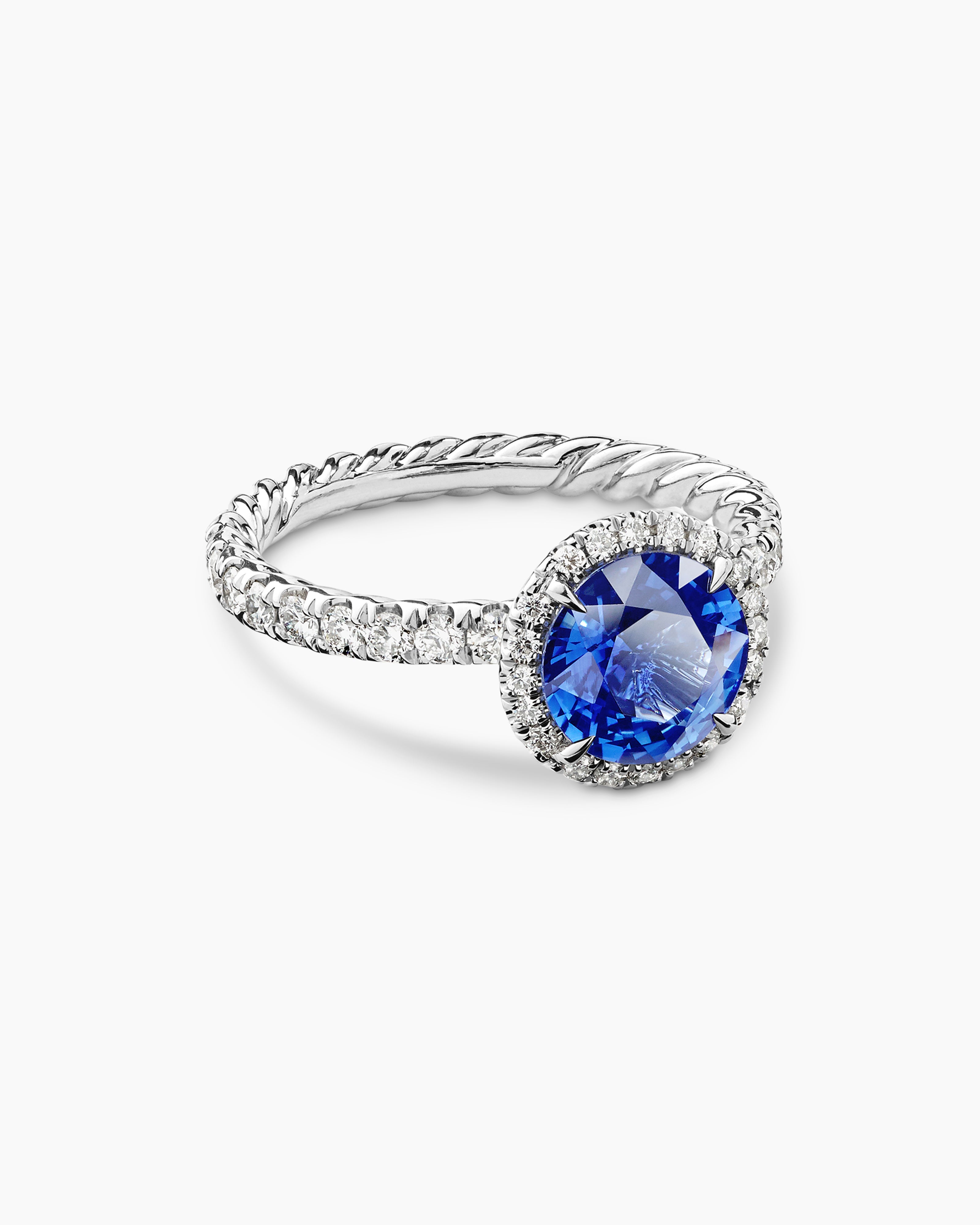 12.56 carat Cushion Cut Kashmir Sapphire Ring – Ronald Abram