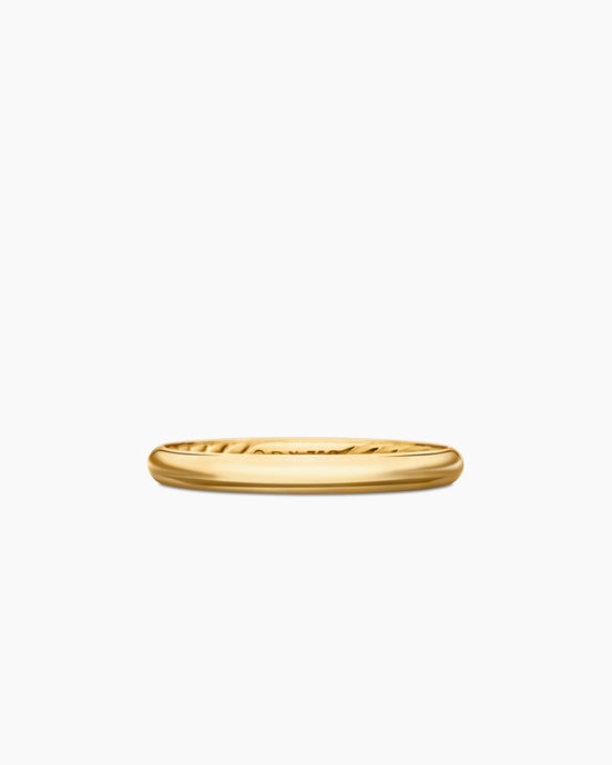 DY Eden Band Ring in 18K Yellow Gold, 2.5mm